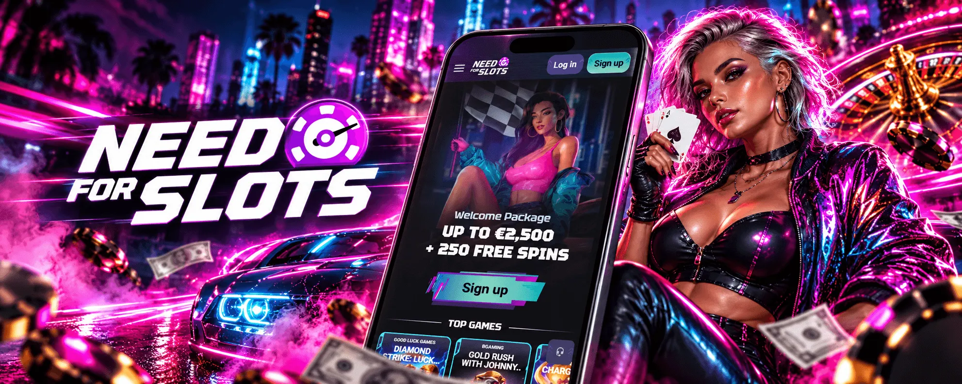 NeedForSlots Casino App-schermafbeelding